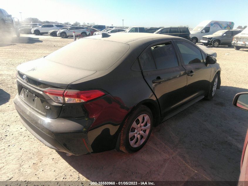 2022 TOYOTA COROLLA LE VIN: 5YFEPMAE0NP377282