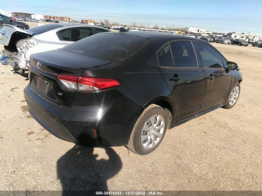 2021 TOYOTA COROLLA LE VIN: JTDEPMAE7MJ176529