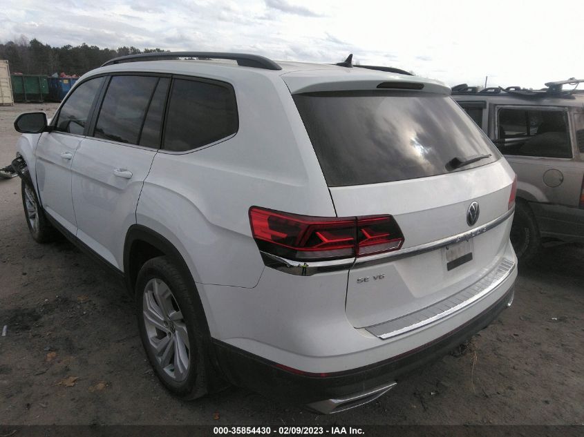 2022 VOLKSWAGEN ATLAS 3.6L V6 SE W/TECHNOLOGY VIN: 1V2JR2CA2NC508162