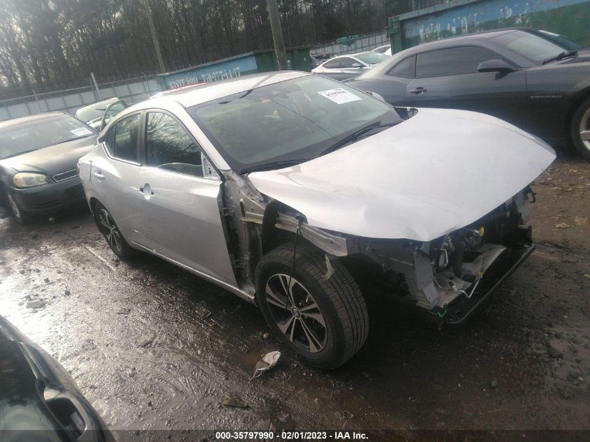 2022 NISSAN SENTRA SV VIN: 3N1AB8CV1NY215052