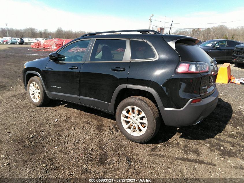 2022 JEEP CHEROKEE LATITUDE LUX VIN: 1C4PJMMX7ND534025
