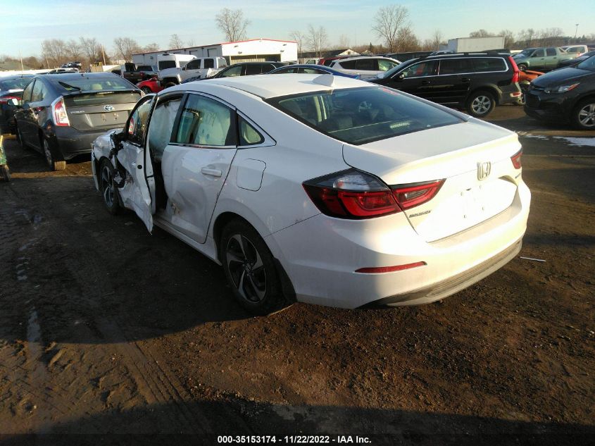 2022 HONDA INSIGHT EX VIN: 19XZE4F53NE008921