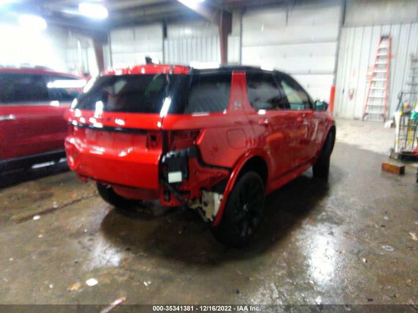 2020 LAND ROVER DISCOVERY SPORT HSE R-DYNAMIC VIN: SALCM2GX2LH836424