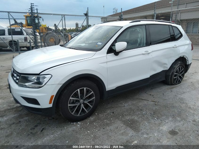 2021 VOLKSWAGEN TIGUAN S VIN: 3VV1B7AX3MM045456
