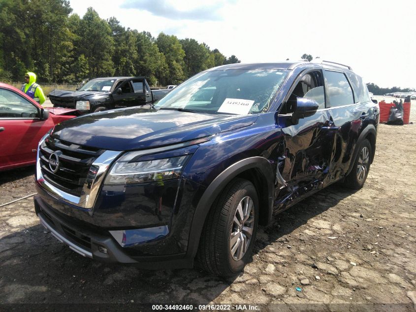 2022 NISSAN PATHFINDER SL VIN: 5N1DR3CA8NC240654