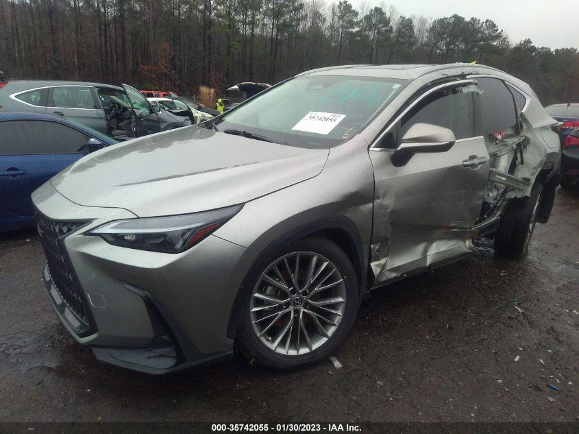 2022 LEXUS NX NX 350H PREMIUM VIN: JTJGKCEZ6N5001968