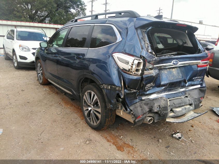 2022 SUBARU ASCENT LIMITED VIN: 4S4WMAPD4N3432086