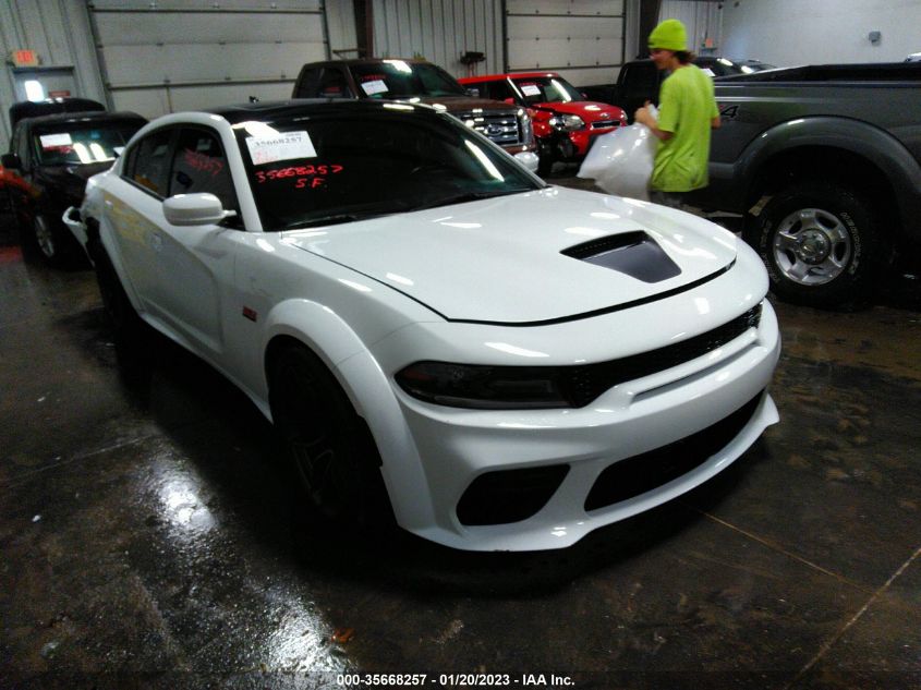2021 DODGE CHARGER SCAT PACK WIDEBODY VIN: 2C3CDXGJ3MH599376