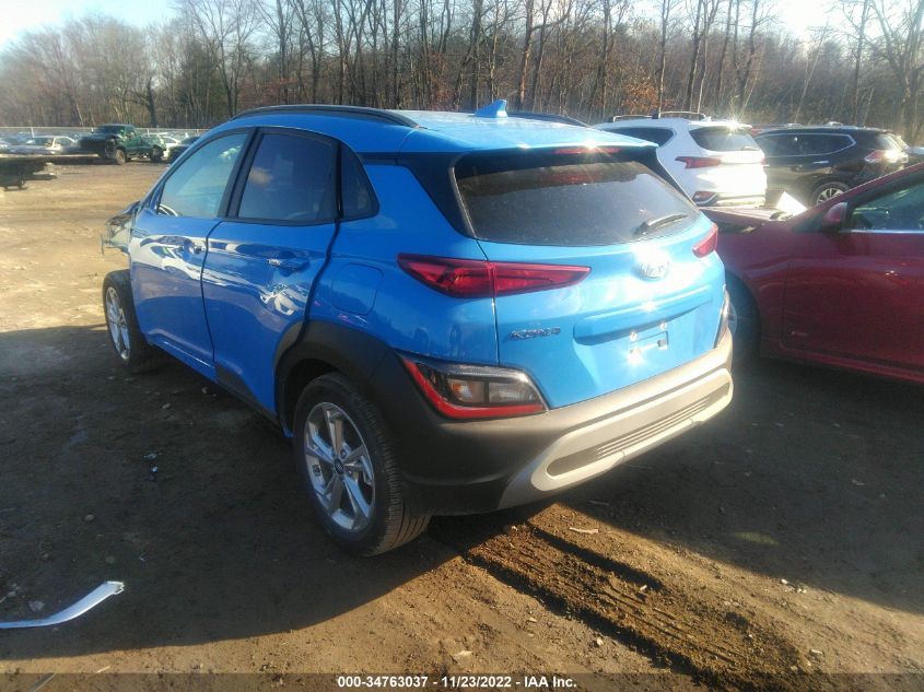 2022 HYUNDAI KONA SEL VIN: KM8K3CAB0NU898998