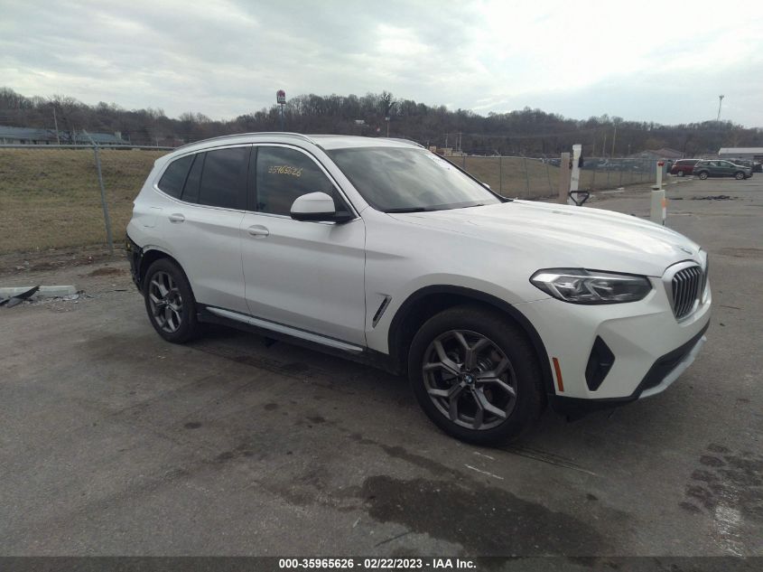 2022 BMW X3 XDRIVE30I VIN: WBX57DP09NN174824