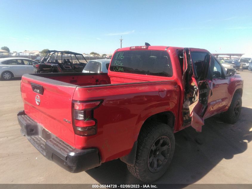 2022 NISSAN FRONTIER S VIN: 1N6ED1EK4NN612123