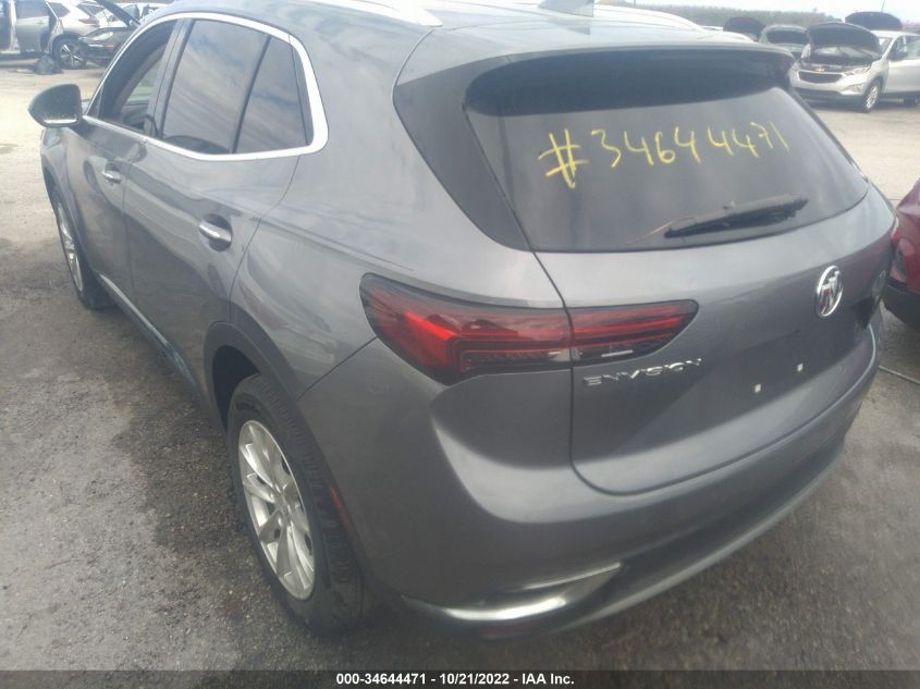 2021 BUICK ENVISION PREFERRED VIN: LRBAZLR44MD072155