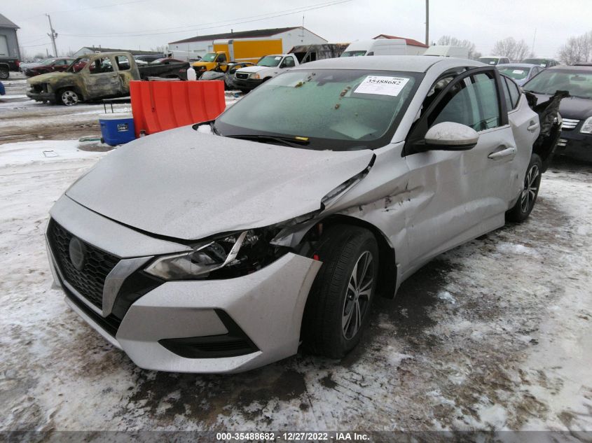 2020 NISSAN SENTRA SV VIN: 3N1AB8CV0LY215914