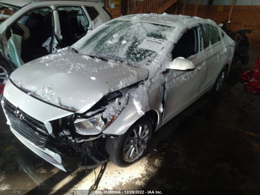 2022 HYUNDAI ACCENT SEL VIN: 3KPC24A66NE158309