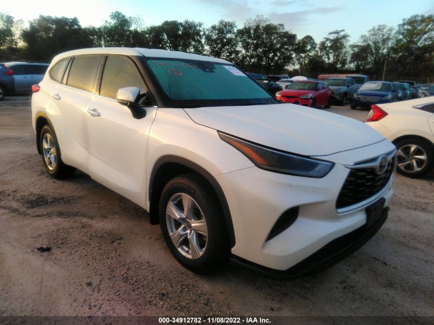 2021 TOYOTA HIGHLANDER L VIN: 5TDCZRBH9MS056533