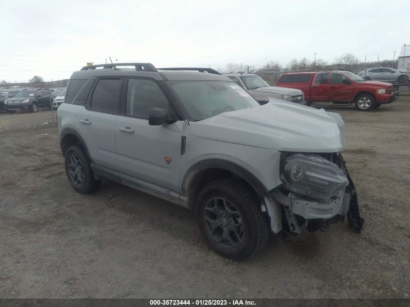 2022 FORD BRONCO SPORT BADLANDS VIN: 3FMCR9D9XNRD22485