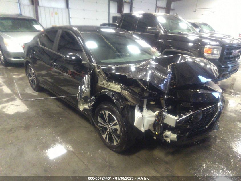 2022 NISSAN SENTRA SV VIN: 3N1AB8CV9NY283325