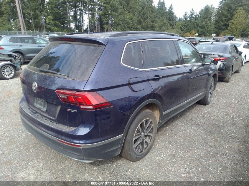 2021 VOLKSWAGEN TIGUAN SE VIN: 3VV2B7AX2MM002635