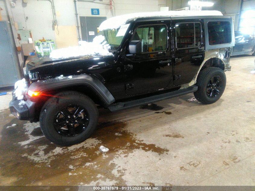 2022 JEEP WRANGLER UNLIMITED SPORT ALTITUDE VIN: 1C4HJXDN0NW278304