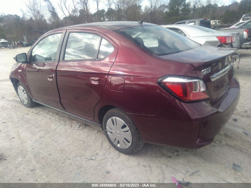 2022 MITSUBISHI MIRAGE G4 ES/LE/BLACK EDITION VIN: ML32FUFJ4NHF00658