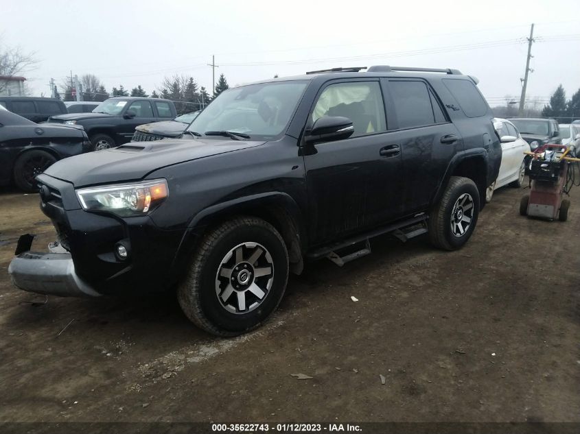 2022 TOYOTA 4RUNNER TRD OFF ROAD PREMIUM VIN: JTERU5JR4N6062457