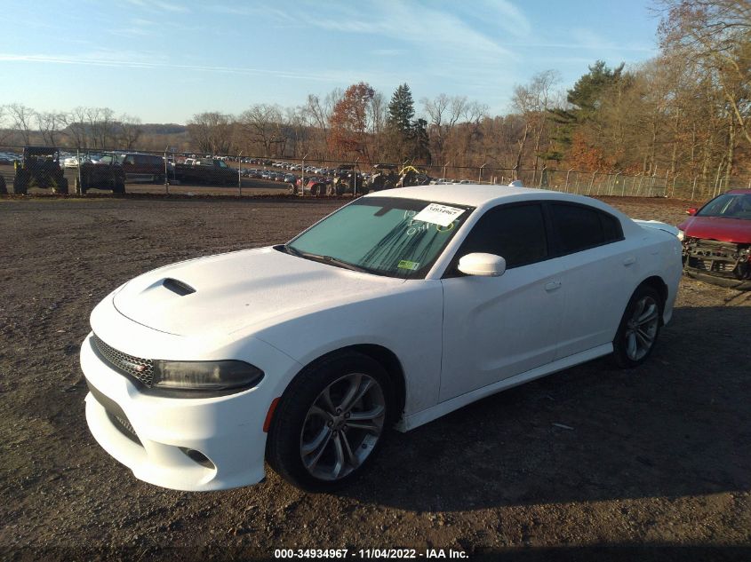 2022 DODGE CHARGER R/T VIN: 2C3CDXCT2NH165958