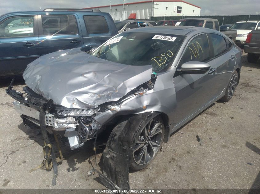 2020 HONDA CIVIC SEDAN TOURING VIN: 19XFC1F90LE003912