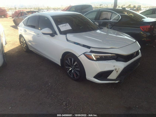 2022 HONDA CIVIC HATCHBACK EX-L VIN: 19XFL1H7XNE015659