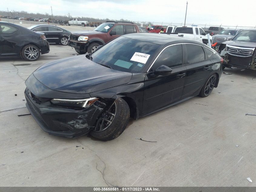 2022 HONDA CIVIC HATCHBACK SPORT TOURING VIN: 19XFL1H83NE009114