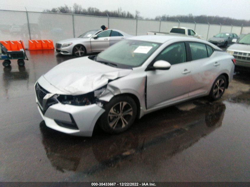 2022 NISSAN SENTRA SV VIN: 3N1AB8CVXNY209394