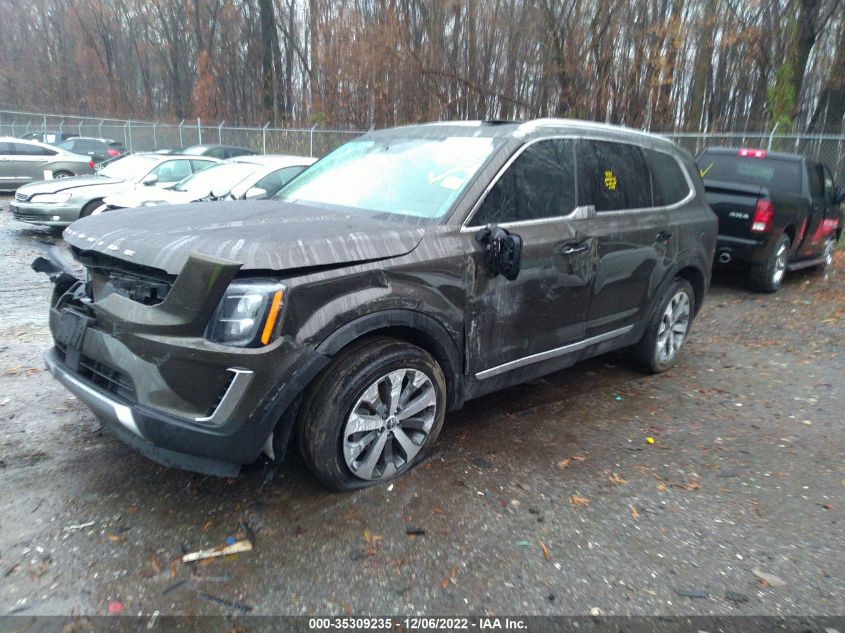 2022 KIA TELLURIDE EX VIN: 5XYP3DHC9NG211680