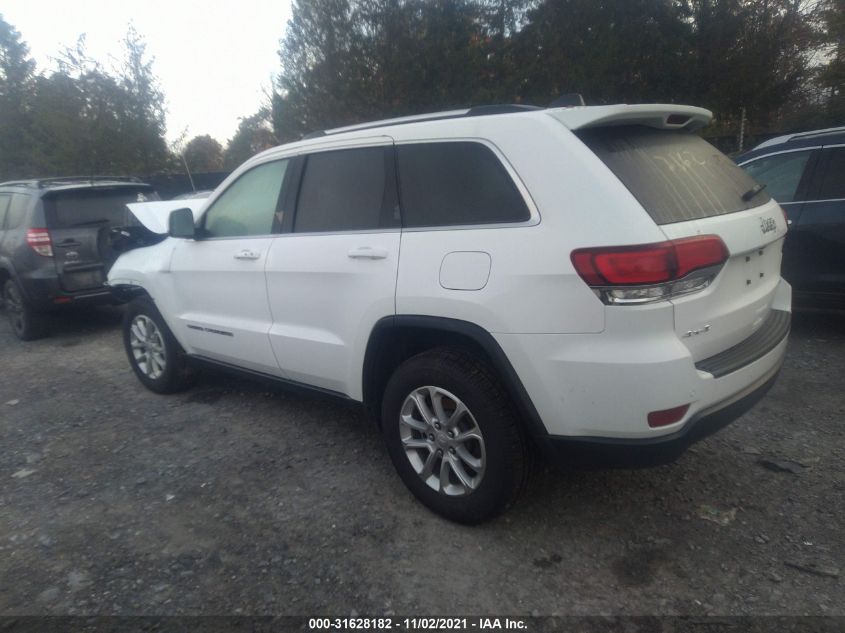 2021 JEEP GRAND CHEROKEE LAREDO X VIN: 1C4RJFAG6MC691137