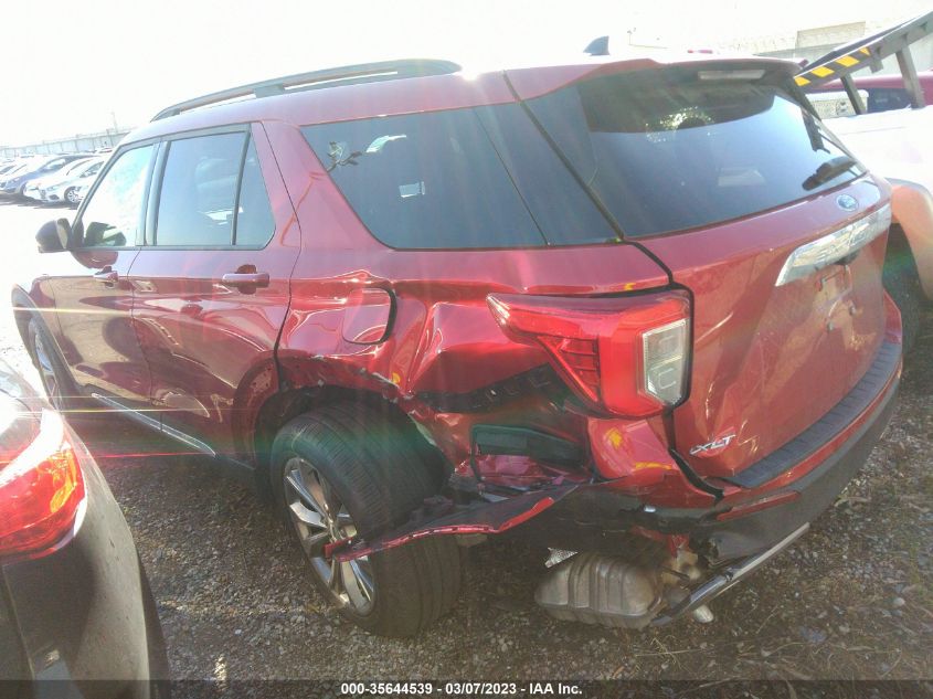 2021 FORD EXPLORER XLT VIN: 1FMSK7DH3MGA31263