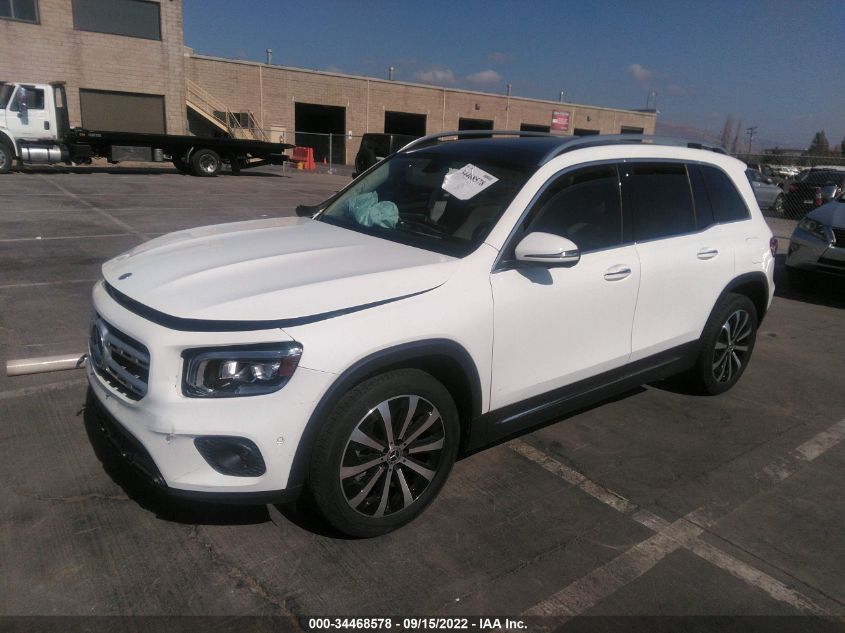 2021 MERCEDES-BENZ GLB GLB 250 VIN: W1N4M4HB0MW130309