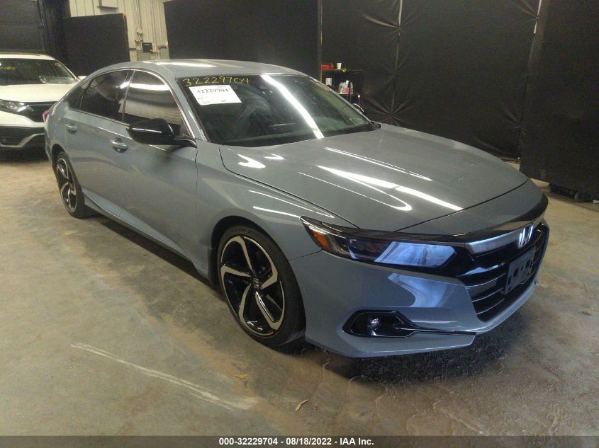 2021 HONDA ACCORD SEDAN SPORT SE VIN: NY76099