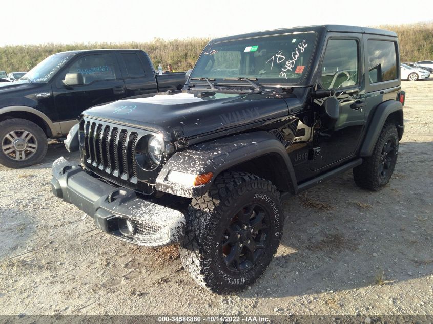 2021 JEEP WRANGLER WILLYS VIN: 1C4GJXAG4MW659668