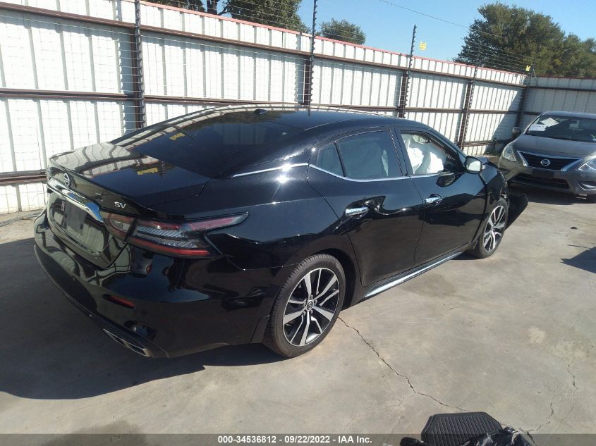 2021 NISSAN MAXIMA SV VIN: 1N4AA6CV0MC504828