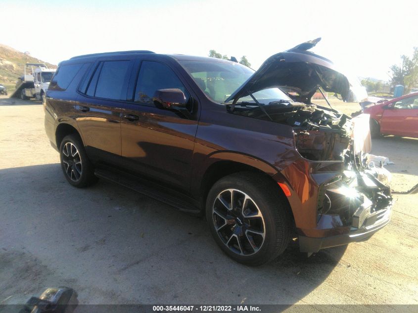 2022 CHEVROLET TAHOE RST VIN: 1GNSKRKD7NR163939