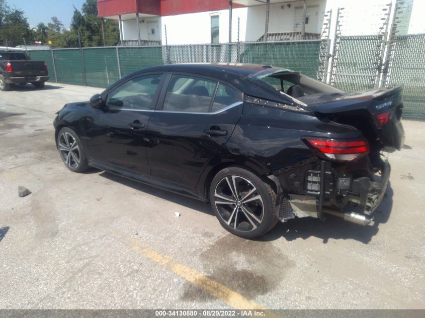 2021 NISSAN SENTRA SR VIN: 3N1AB8DV8MY206085