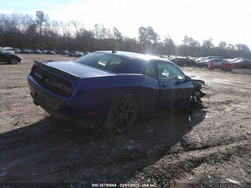 2022 DODGE CHALLENGER SXT VIN: 2C3CDZAG1NH108815