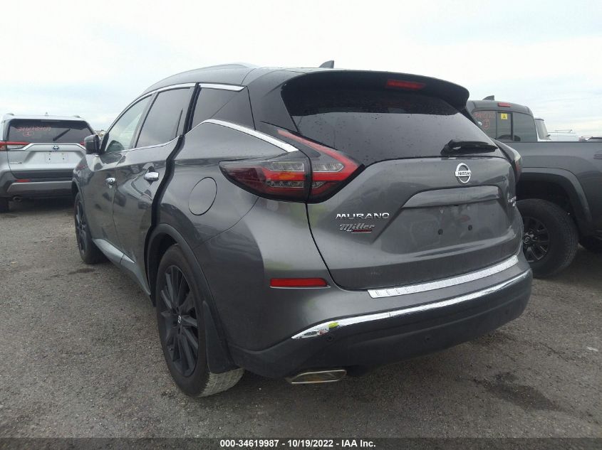 2022 NISSAN MURANO PLATINUM VIN: 5N1AZ2DS0NC118648