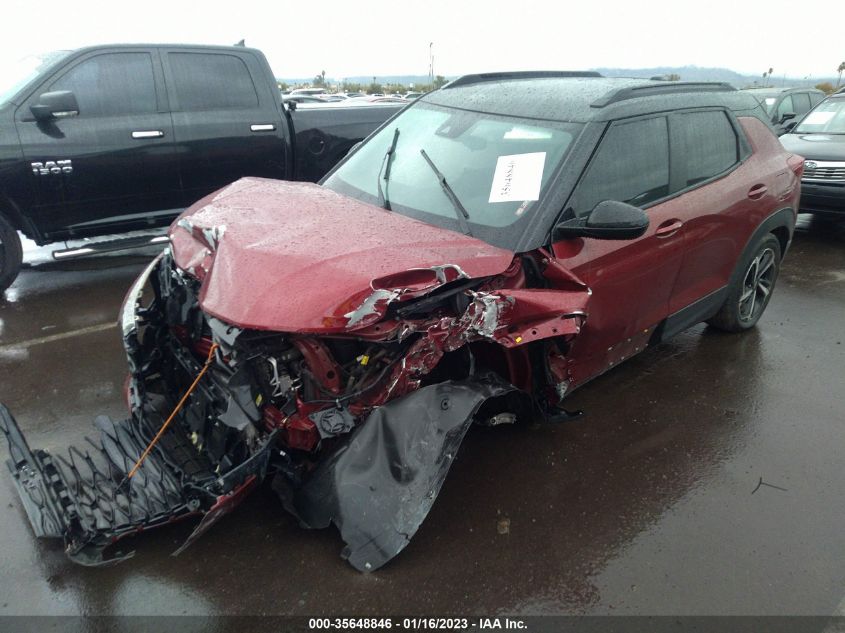 2022 CHEVROLET TRAILBLAZER RS VIN: KL79MTSL1NB046319