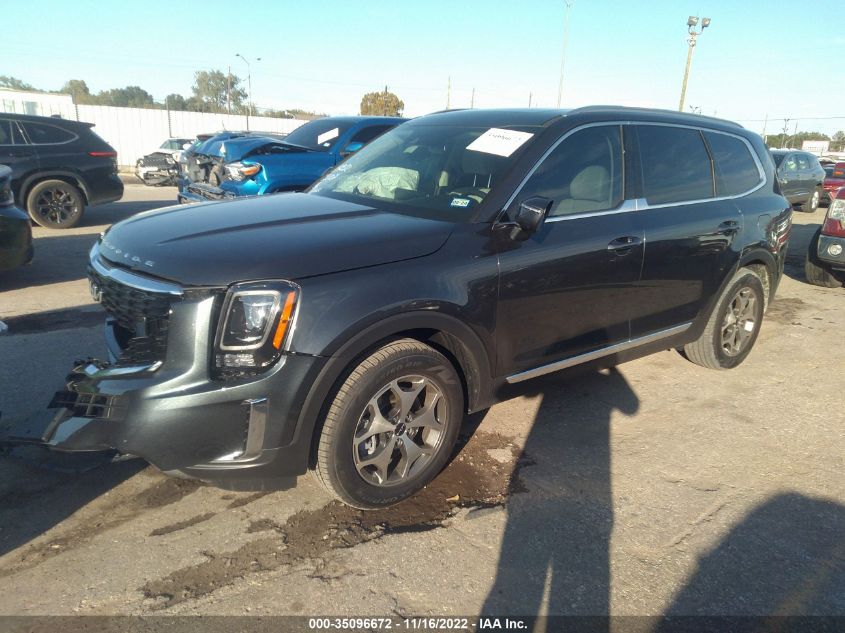 2022 KIA TELLURIDE EX VIN: 5XYP34HC0NG321808