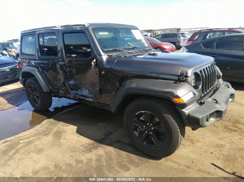 2022 JEEP WRANGLER UNLIMITED SPORT ALTITUDE VIN: 1C4HJXDN6NW195914