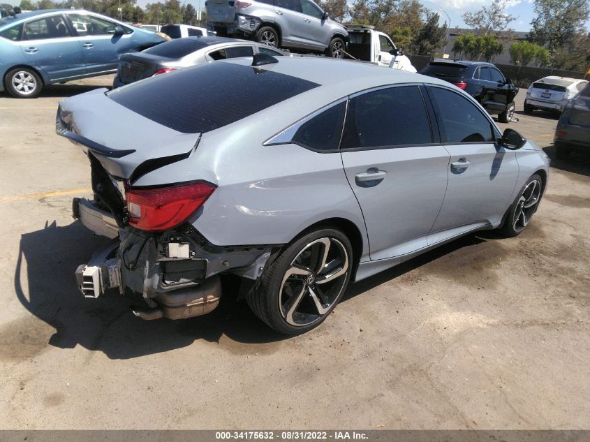 2021 HONDA ACCORD SEDAN SPORT VIN: 1HGCV2F36MA002610