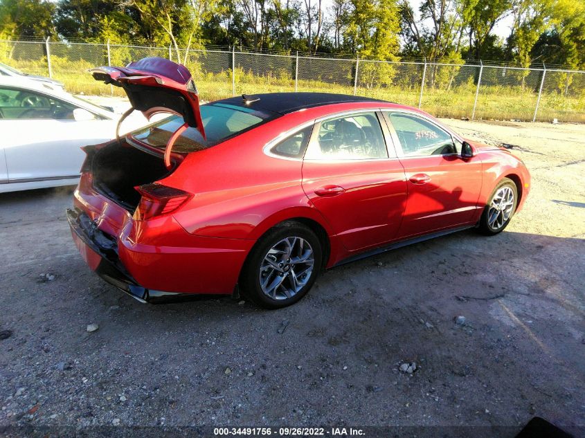 2021 HYUNDAI SONATA SEL VIN: 5NPEF4JA1MH118473
