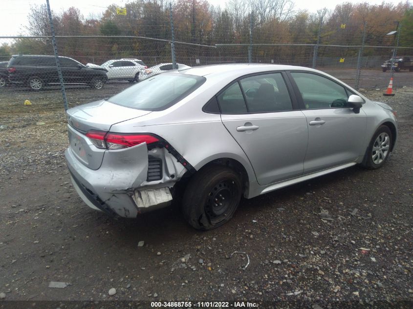 2021 TOYOTA COROLLA LE VIN: 5YFEPMAE4MP172854