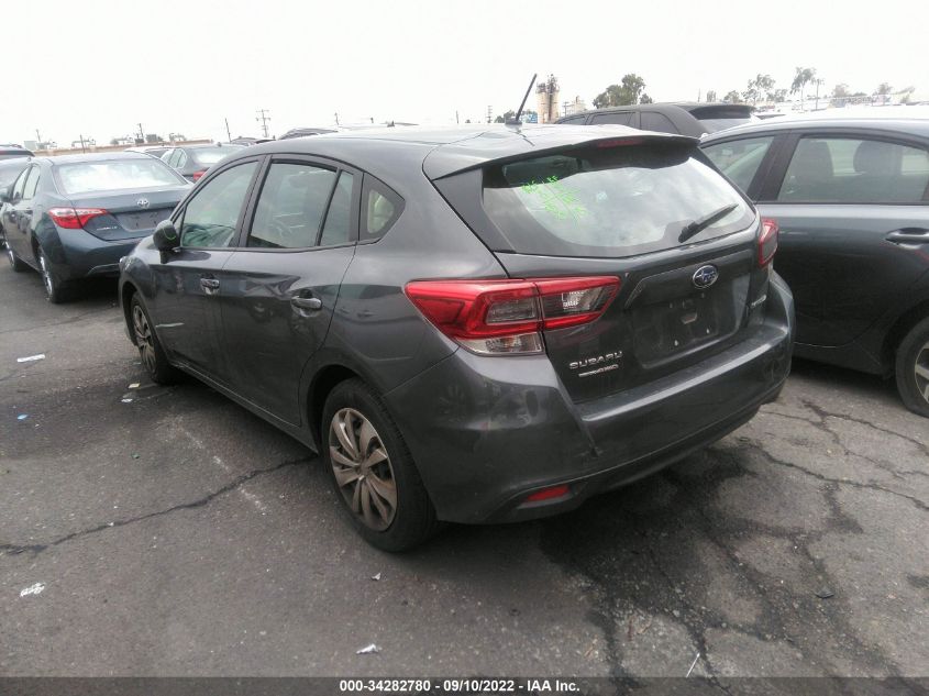 2022 SUBARU IMPREZA VIN: 4S3GTAB61N3710088