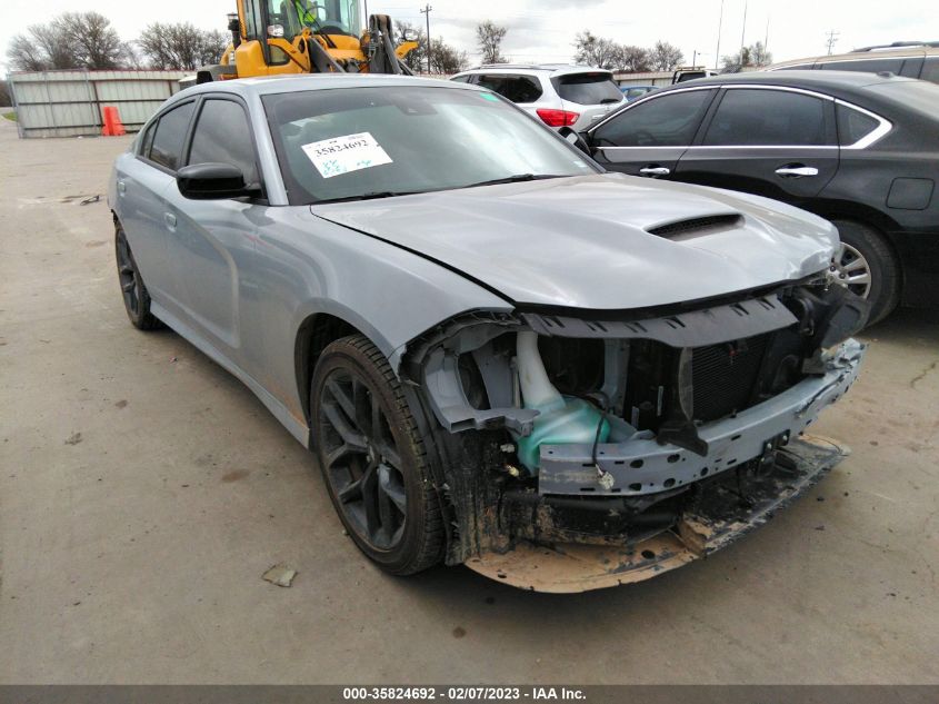 2022 DODGE CHARGER GT VIN: 2C3CDXHG6NH221640