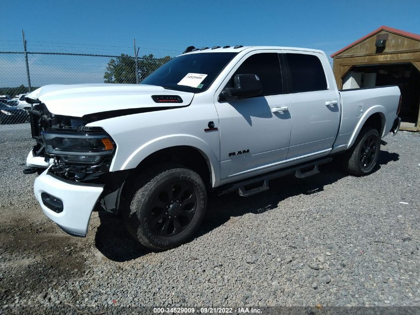2022 RAM 2500 LARAMIE VIN: 3C6UR5FL4NG120531